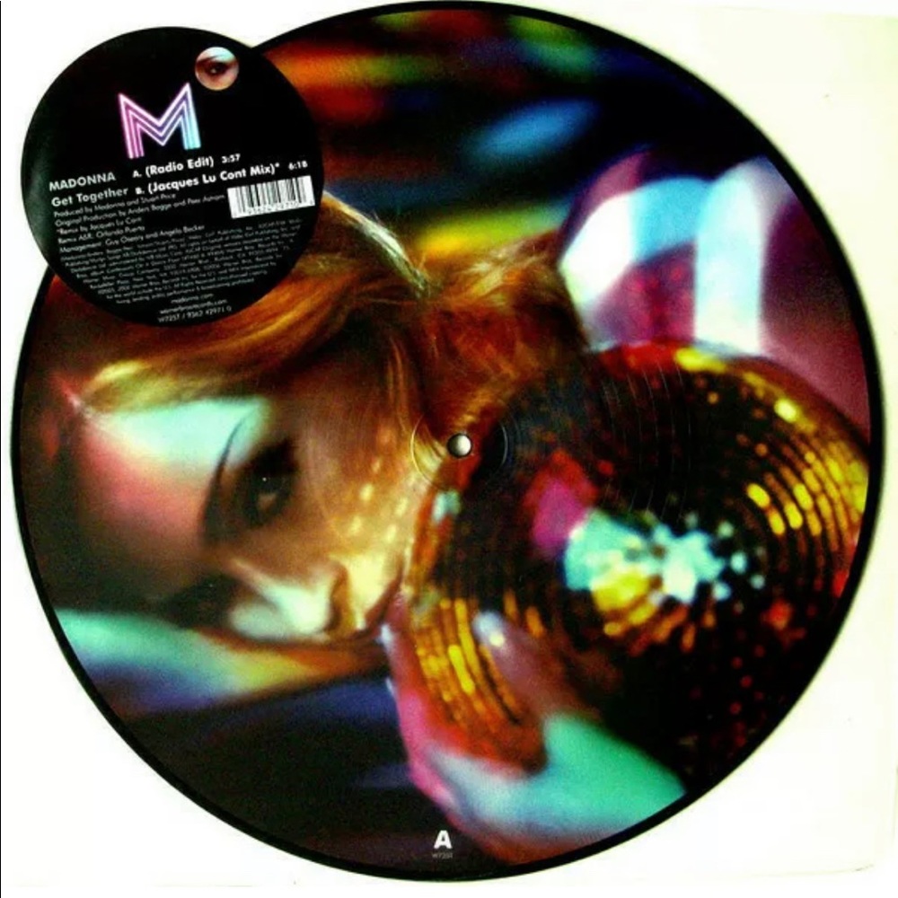 MADONNA 12” PICTURE DISC GET TOGETHER CONFESSIONS